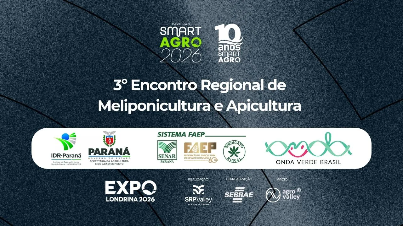 ExpoLondrina recebe o 3º Encontro Regional de Meliponicultura e Apicultura no Pavilhão Smart Agro